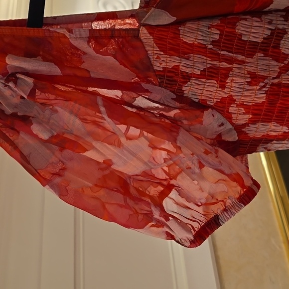 Torrid Red Floral Midi Dress - Picture 8 of 16